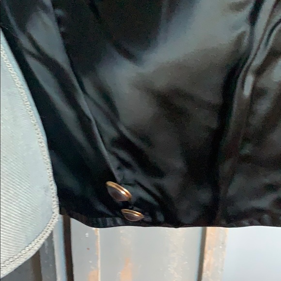 Danier Black fitted dbl breasted leather jacket - Picture 7 of 16